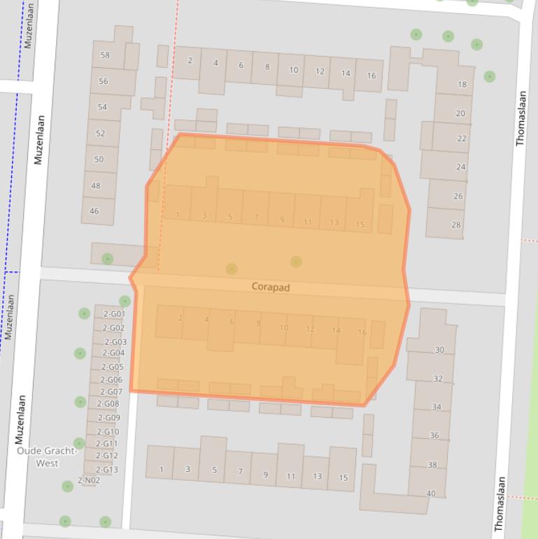 Kaart van postcodegebied 5631GR.