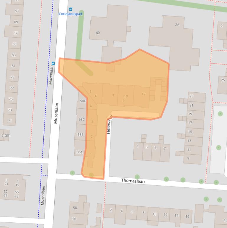 Kaart van postcodegebied 5631GS.