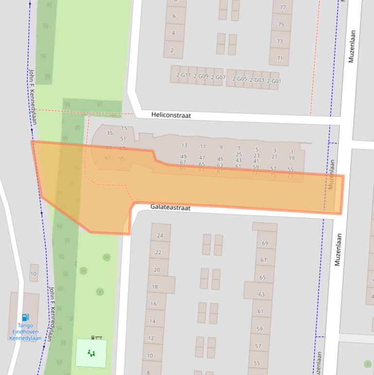 Kaart van postcodegebied 5631HK.