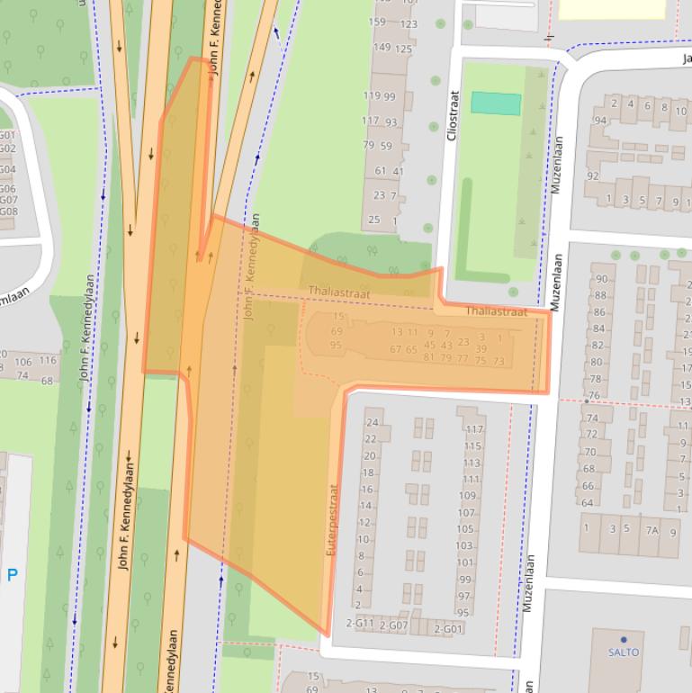 Kaart van postcodegebied 5631HT.