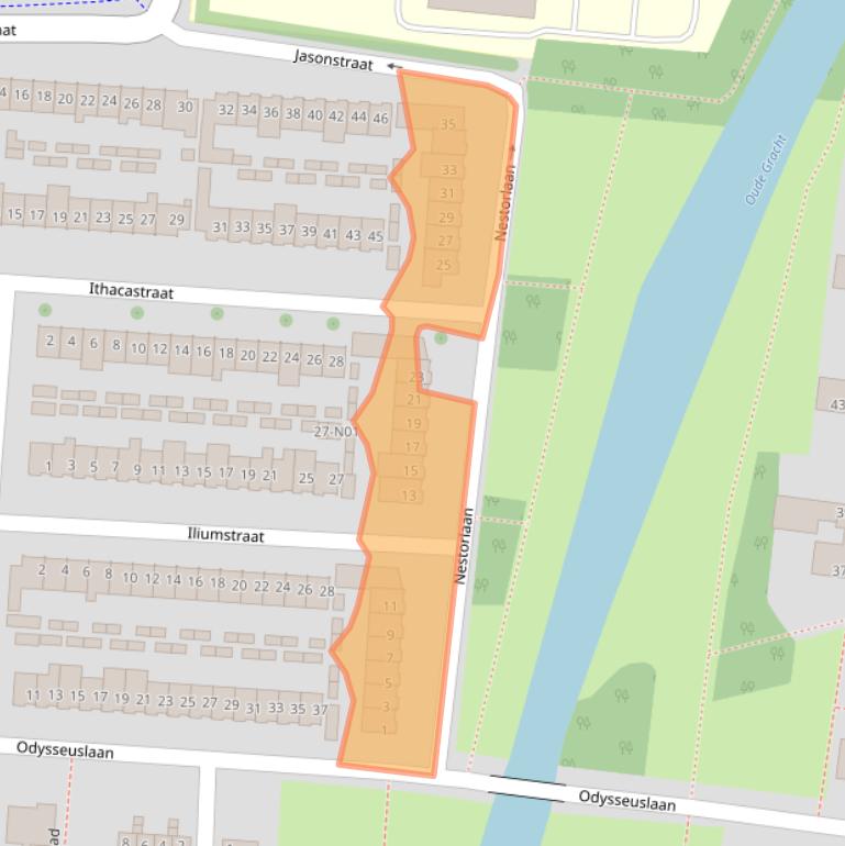 Kaart van postcodegebied 5631JC.
