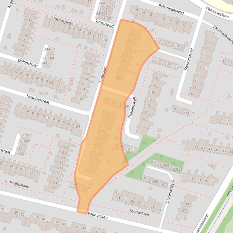 Kaart van postcodegebied 5631KP.