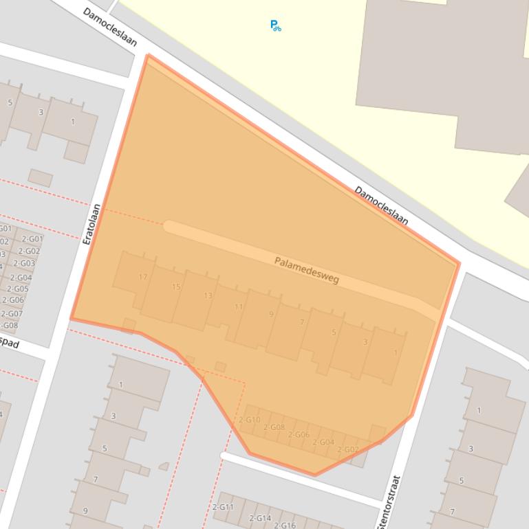 Kaart van postcodegebied 5631KT.