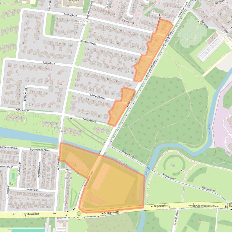 Kaart van postcodegebied 5631KW.