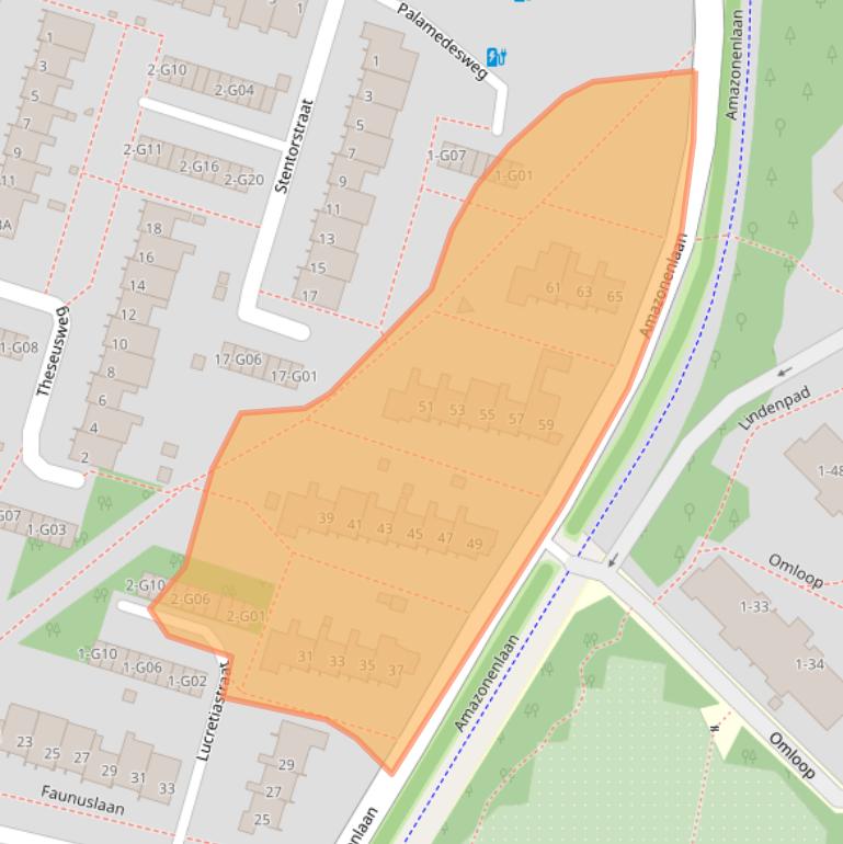 Kaart van postcodegebied 5631KX.