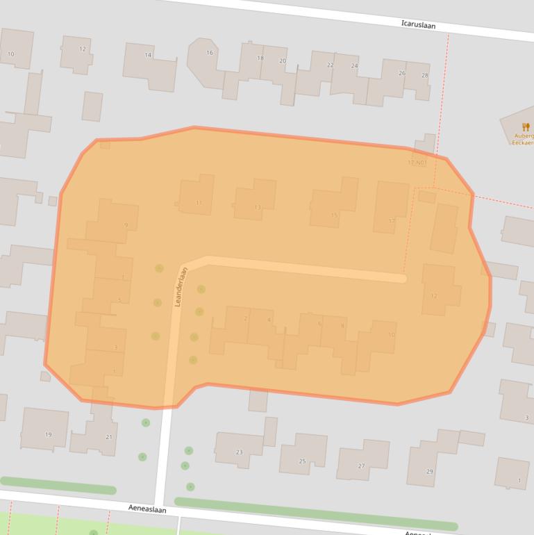 Kaart van postcodegebied 5631LC.