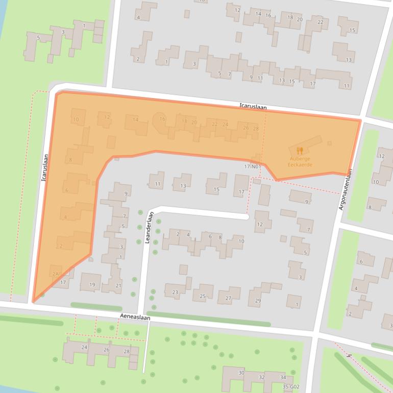 Kaart van postcodegebied 5631LD.