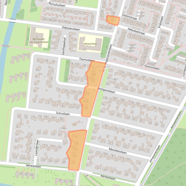 Kaart van postcodegebied 5631LJ.