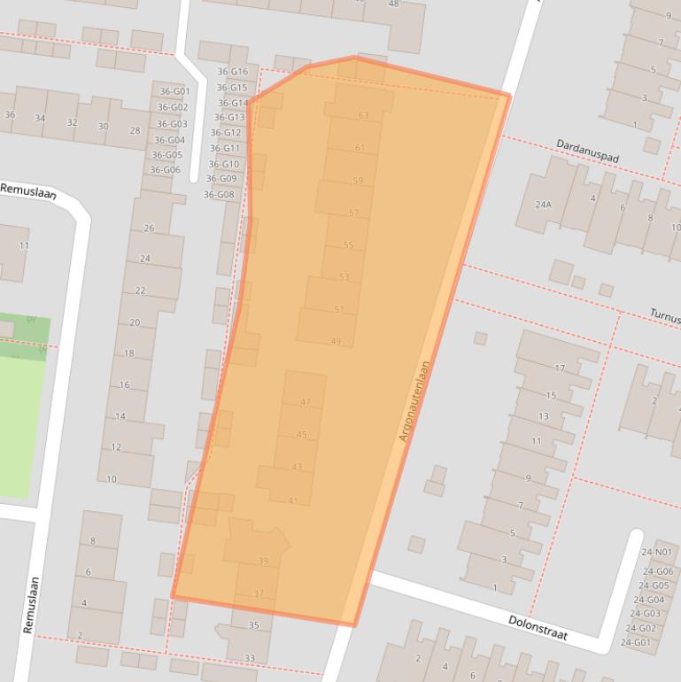 Kaart van postcodegebied 5631LK.