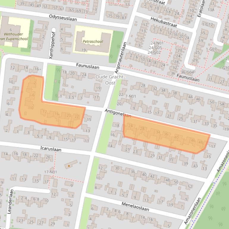 Kaart van postcodegebied 5631LR.