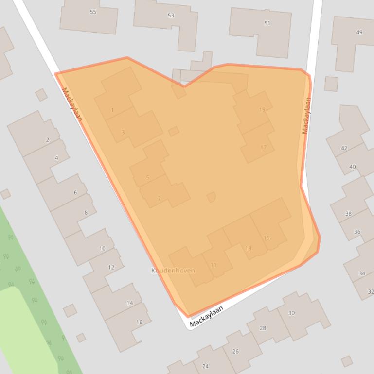 Kaart van postcodegebied 5631NM.