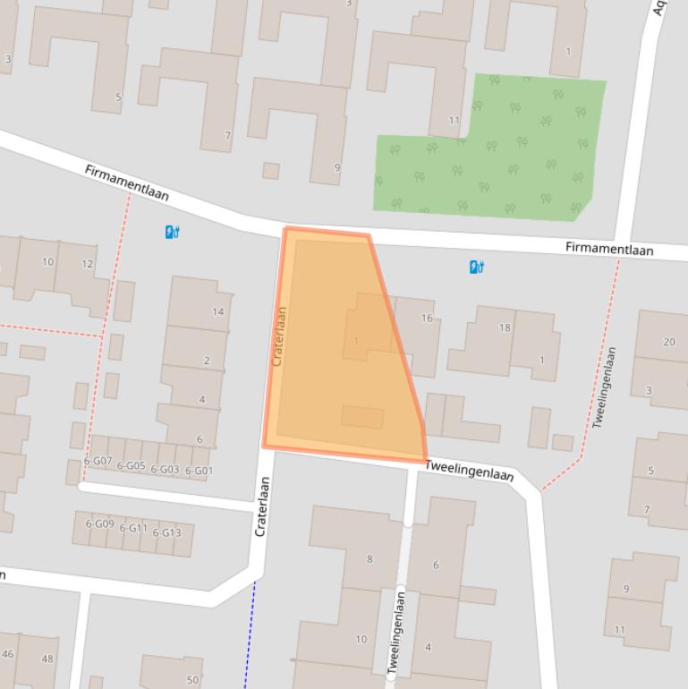 Kaart van postcodegebied 5632AH.