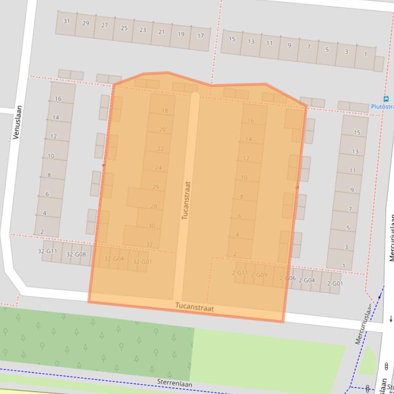 Kaart van postcodegebied 5632CA.
