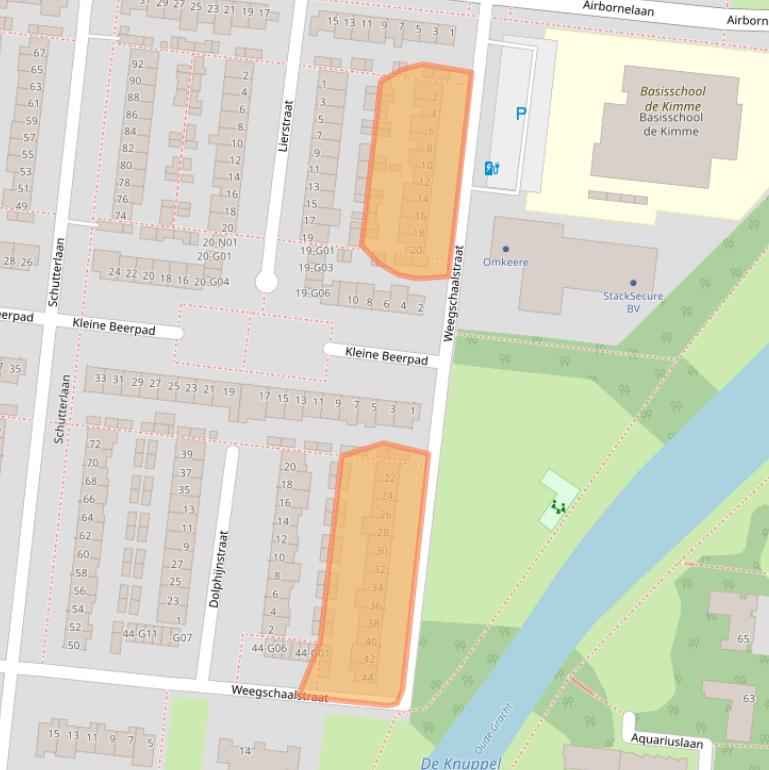 Kaart van postcodegebied 5632CX.