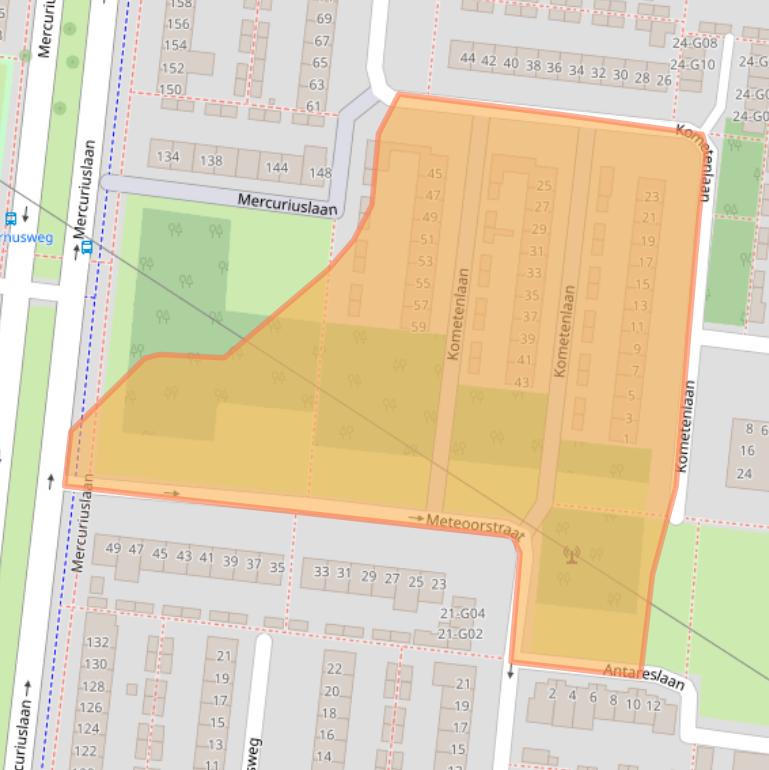 Kaart van postcodegebied 5632DR.