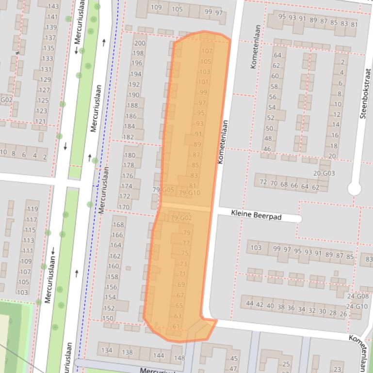Kaart van postcodegebied 5632DS.