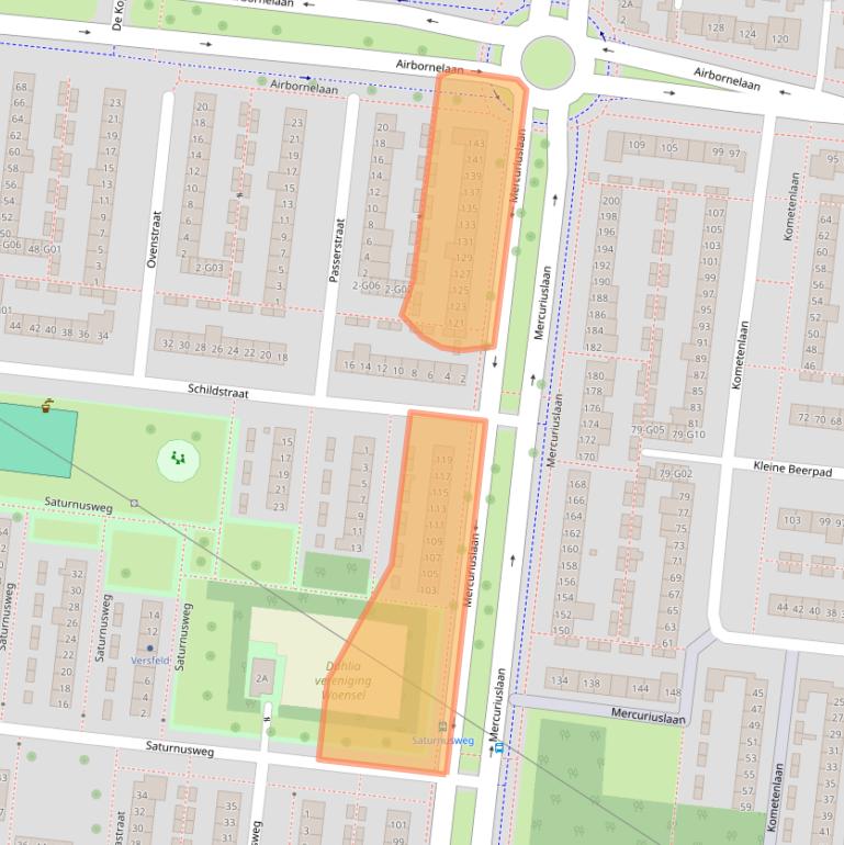 Kaart van postcodegebied 5632EJ.