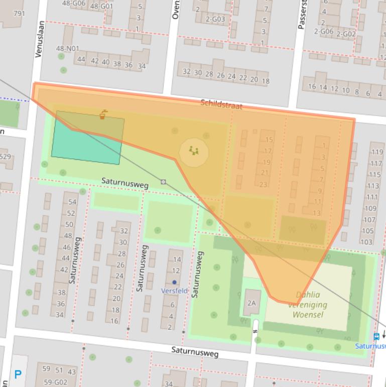 Kaart van postcodegebied 5632EL.