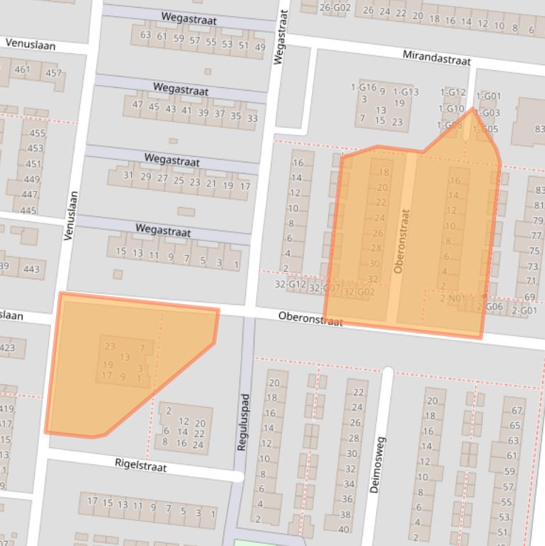 Kaart van postcodegebied 5632GD.