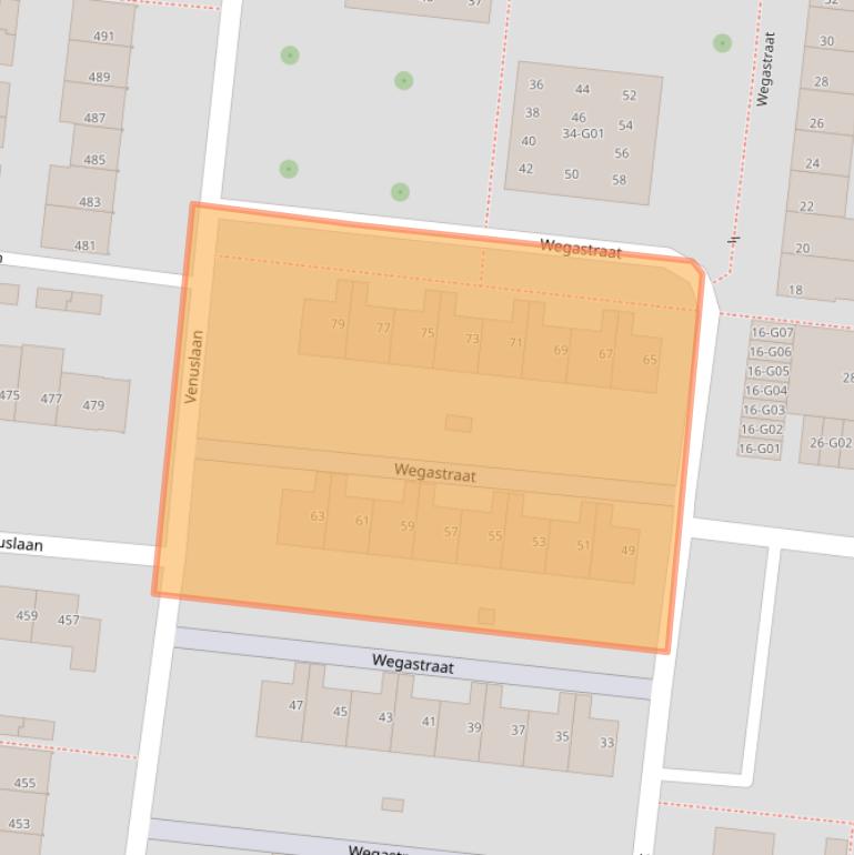 Kaart van postcodegebied 5632GL.