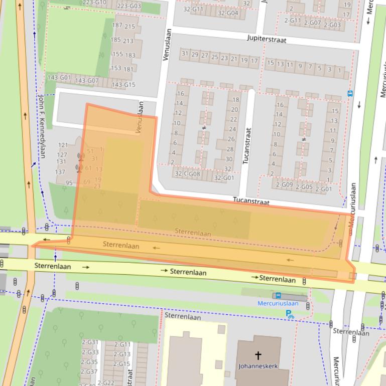 Kaart van postcodegebied 5632HA.