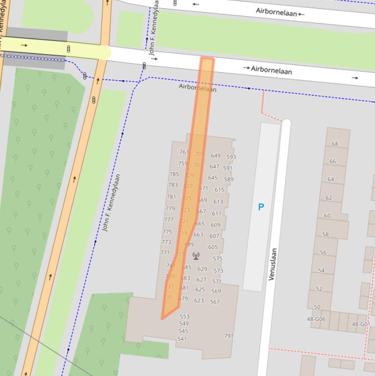 Kaart van postcodegebied 5632HV.