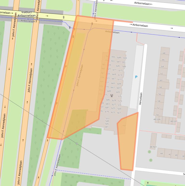 Kaart van postcodegebied 5632HW.