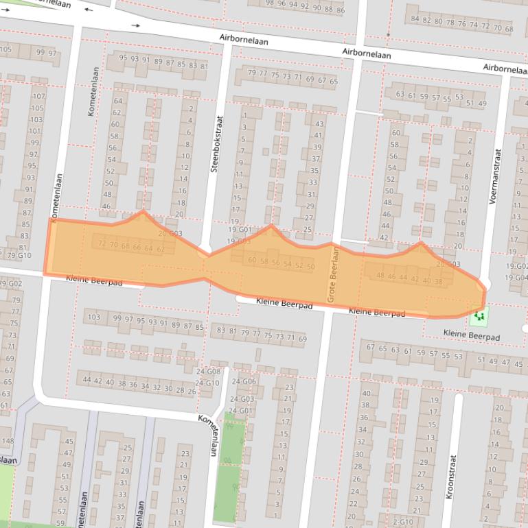 Kaart van postcodegebied 5632JL.