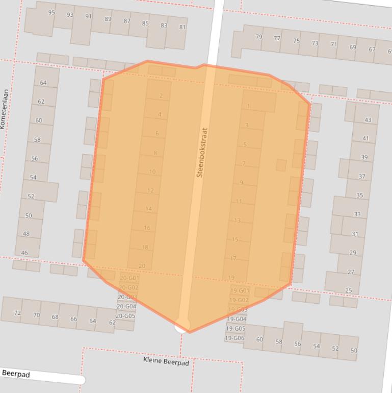 Kaart van postcodegebied 5632JM.