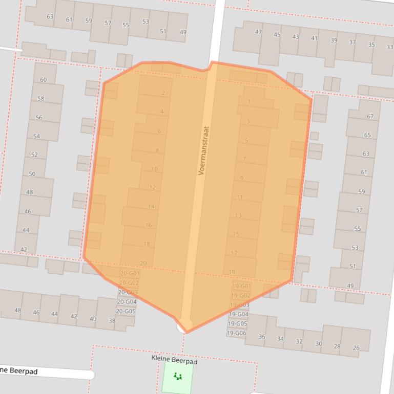 Kaart van postcodegebied 5632JN.