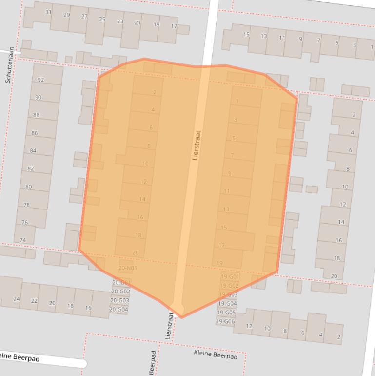 Kaart van postcodegebied 5632JP.