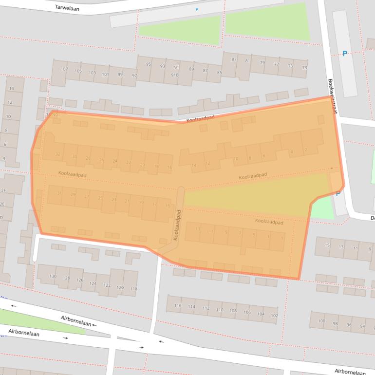 Kaart van postcodegebied 5632KK.