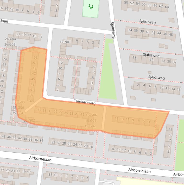 Kaart van postcodegebied 5632KR.