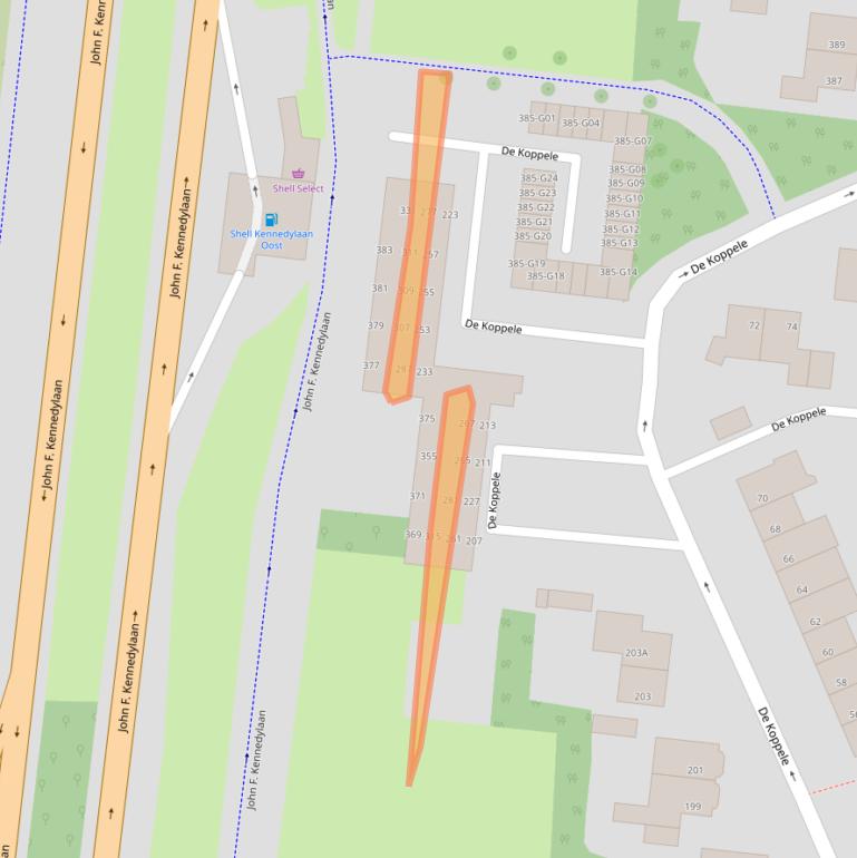 Kaart van postcodegebied 5632LK.