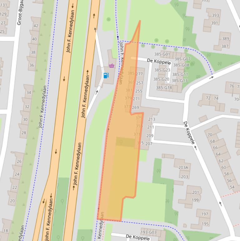 Kaart van postcodegebied 5632LM.