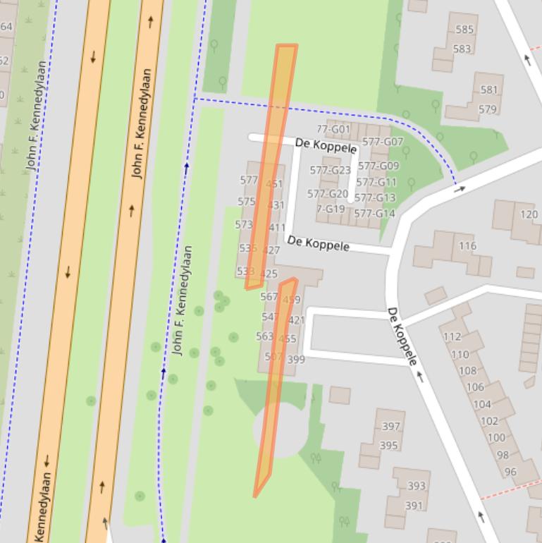 Kaart van postcodegebied 5632LP.