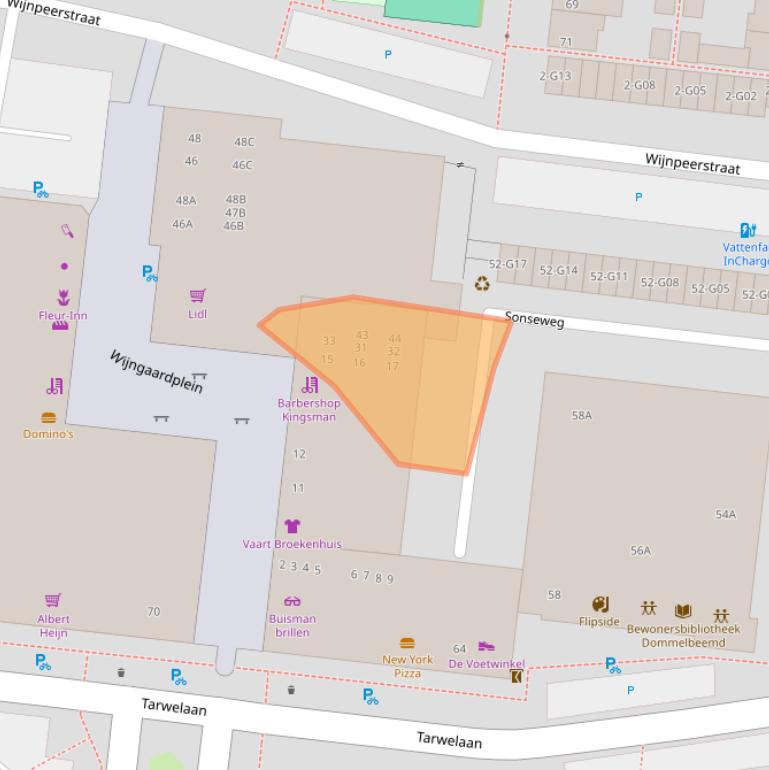 Kaart van postcodegebied 5632MB.