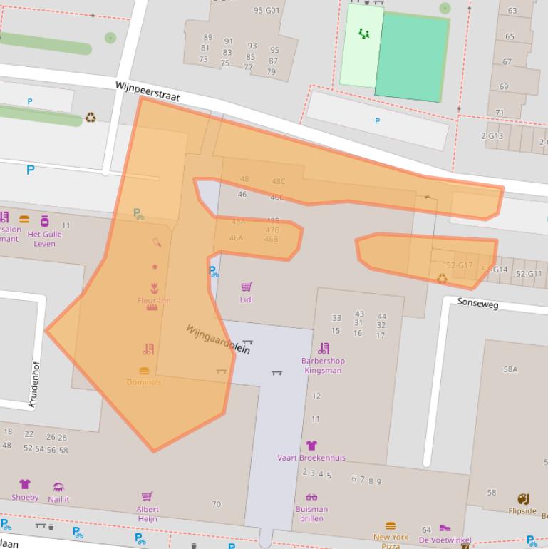 Kaart van postcodegebied 5632MC.