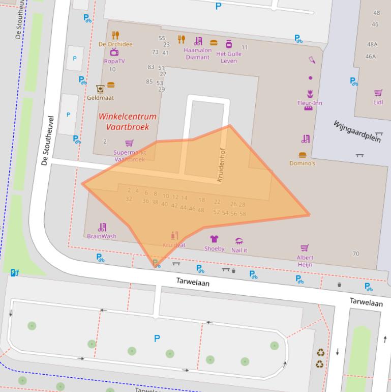 Kaart van postcodegebied 5632MD.