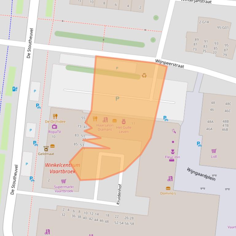 Kaart van postcodegebied 5632ME.