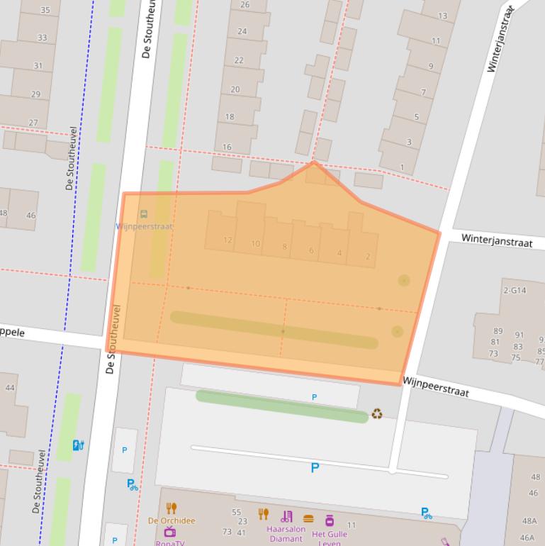 Kaart van postcodegebied 5632MH.