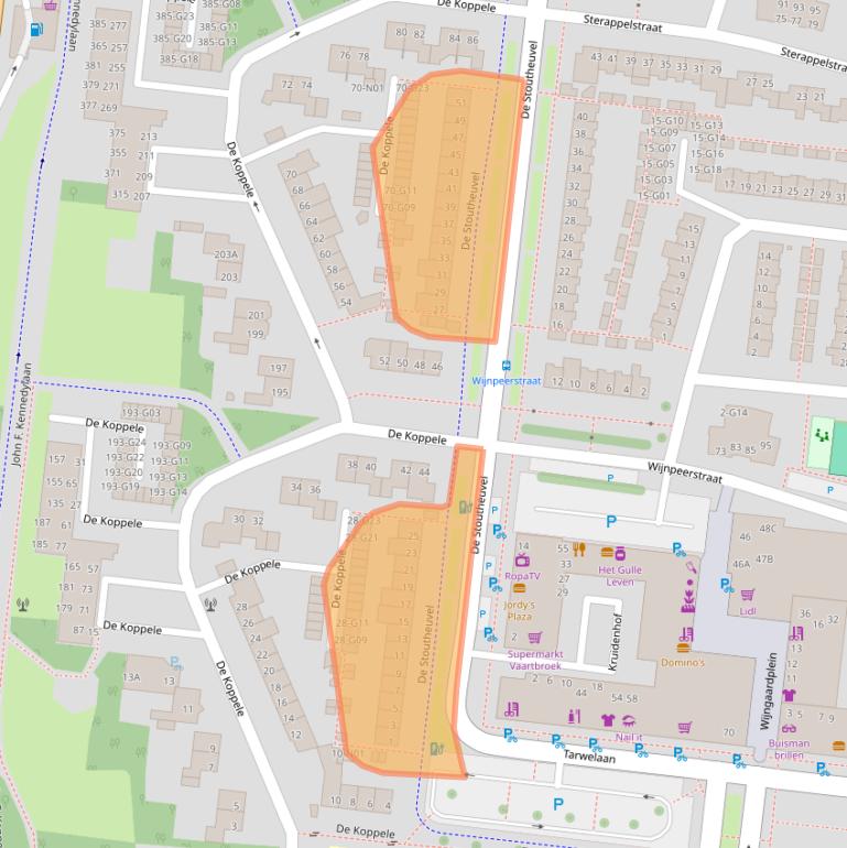 Kaart van postcodegebied 5632MN.