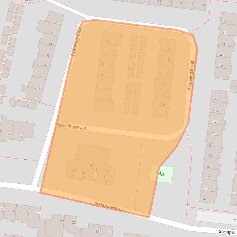 Kaart van postcodegebied 5632NS.
