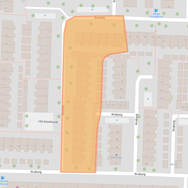 Kaart van postcodegebied 5632PM.