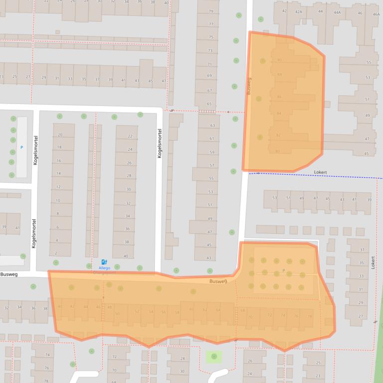 Kaart van postcodegebied 5632PN.