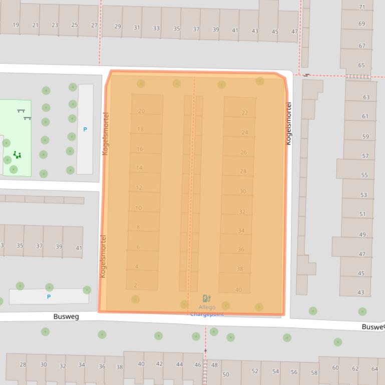 Kaart van postcodegebied 5632PV.