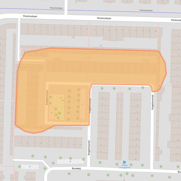 Kaart van postcodegebied 5632PW.