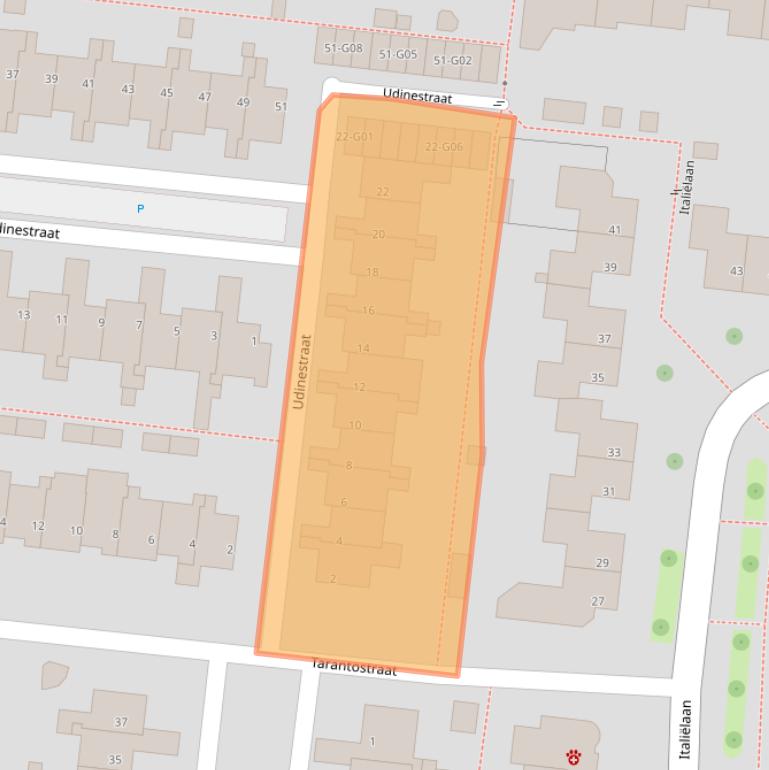 Kaart van postcodegebied 5632RW.