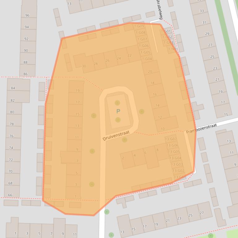 Kaart van postcodegebied 5632SL.