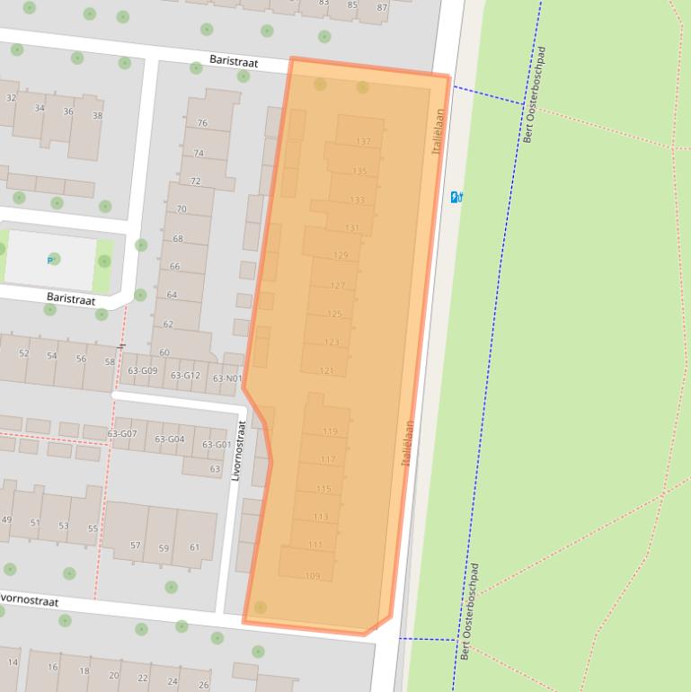 Kaart van postcodegebied 5632TD.
